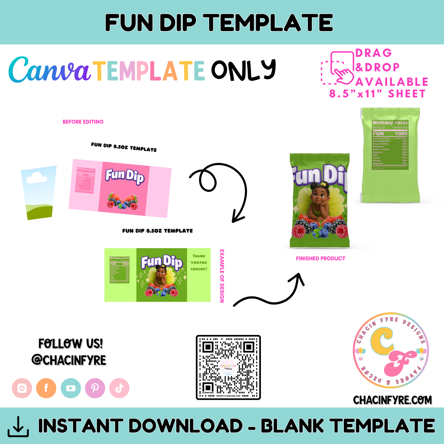 Fun Dip Template