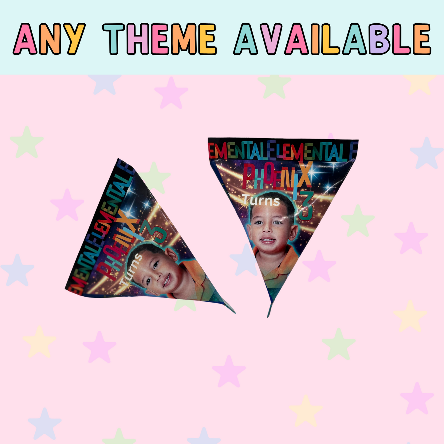 Custom Pyramid Favors
