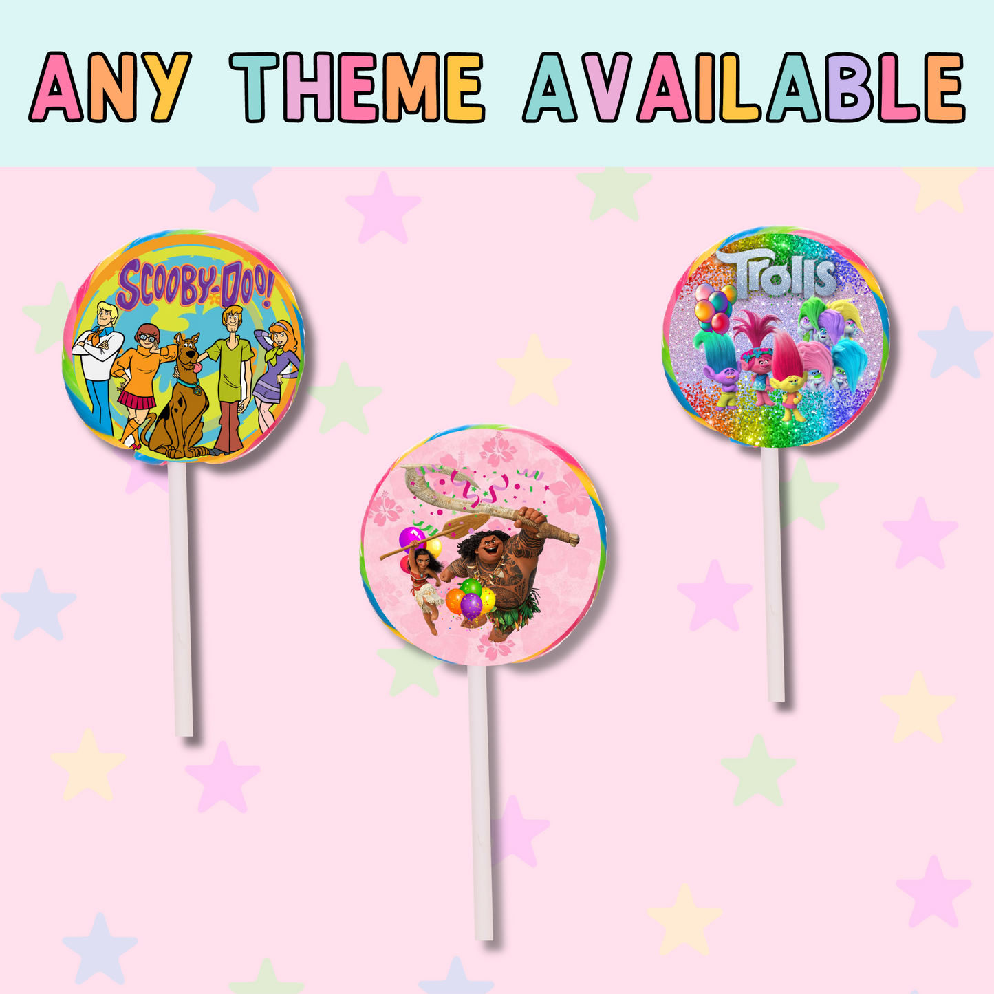 Custom Jumbo Swirl Lollipop