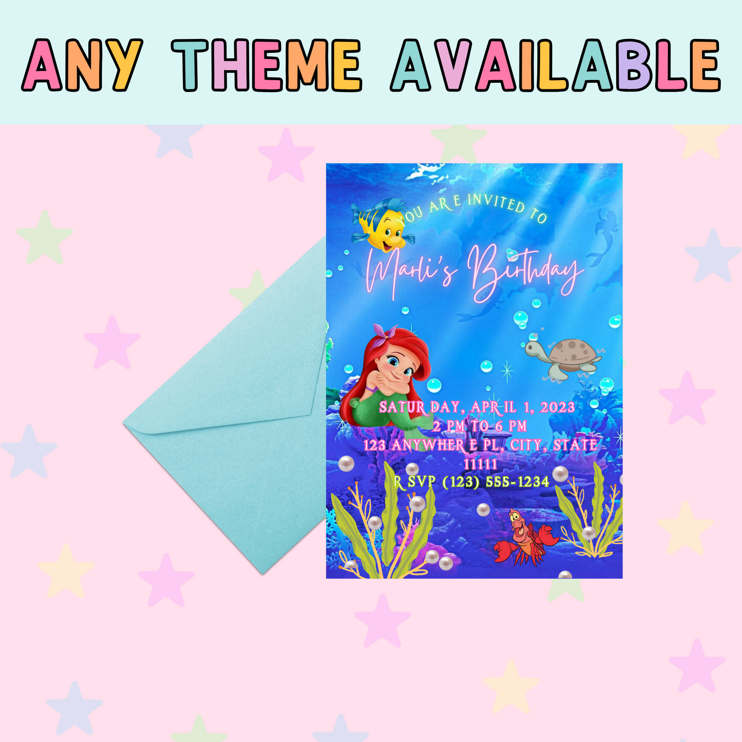 Custom Digital Invitation 🎉📧