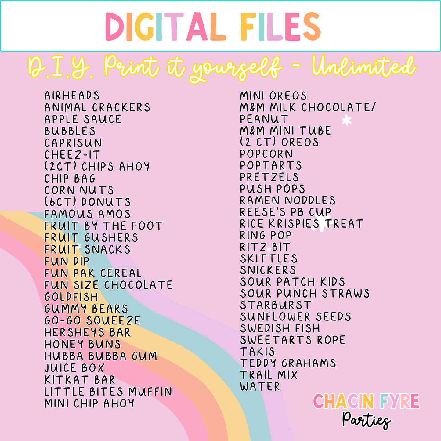 Custom Digital File