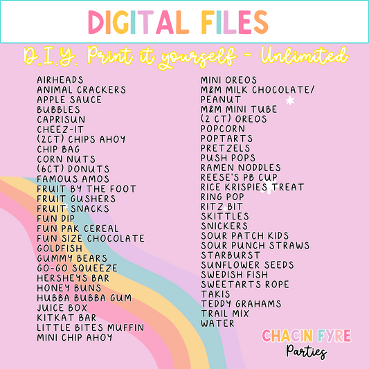 Custom Digital File