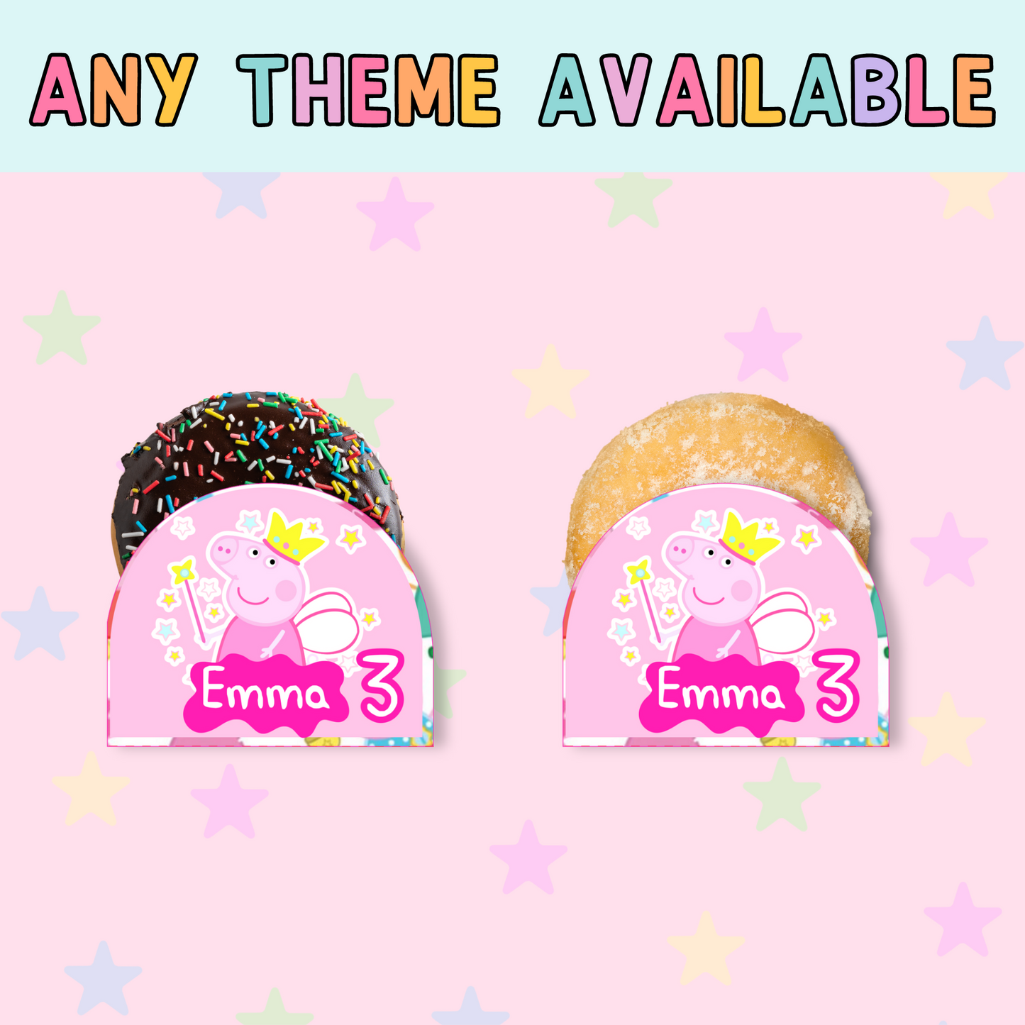 Custom Donut/ Small Burger Holder