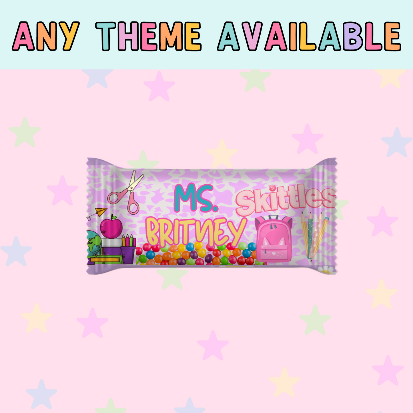 حقيبة سكيتلز مخصصة