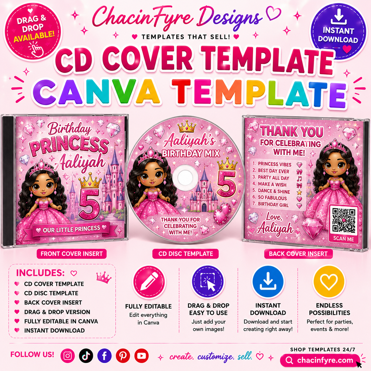 CD DISC TEMPLATE