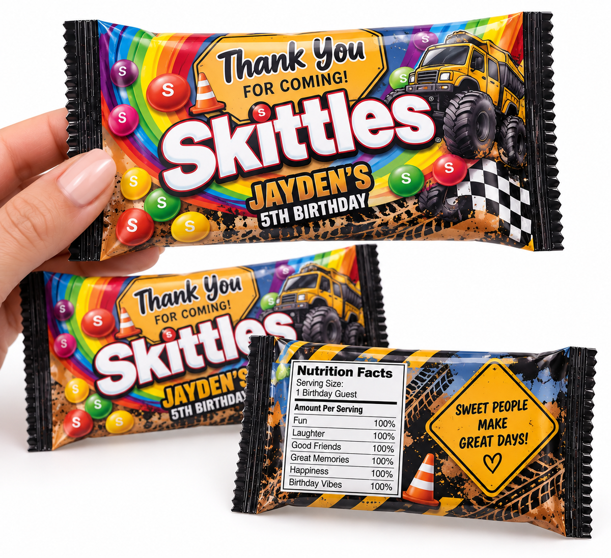 Custom Skittles Pouch