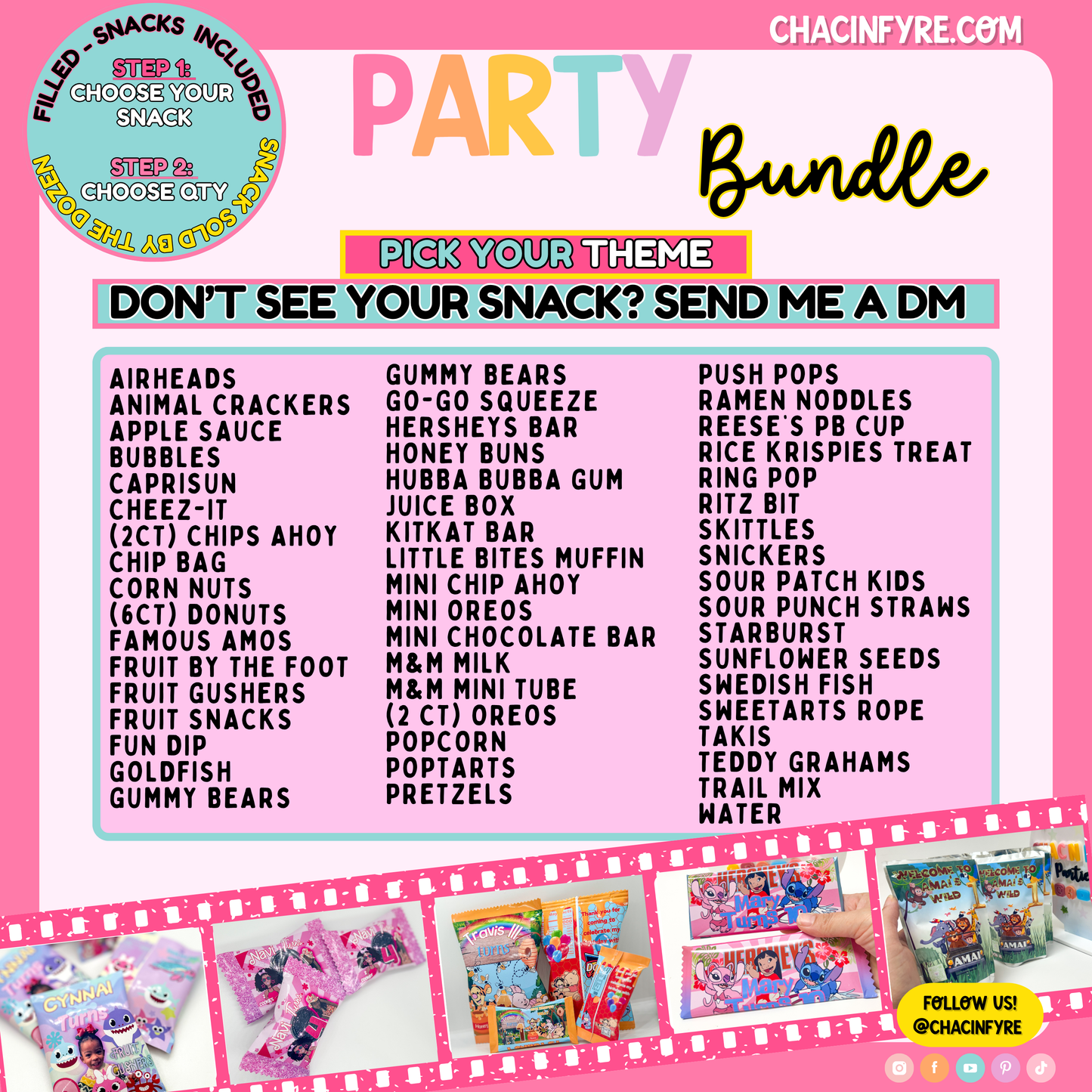 Party Bundles- Filled