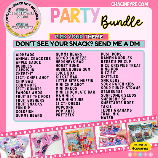 Party Bundles- Unfilled