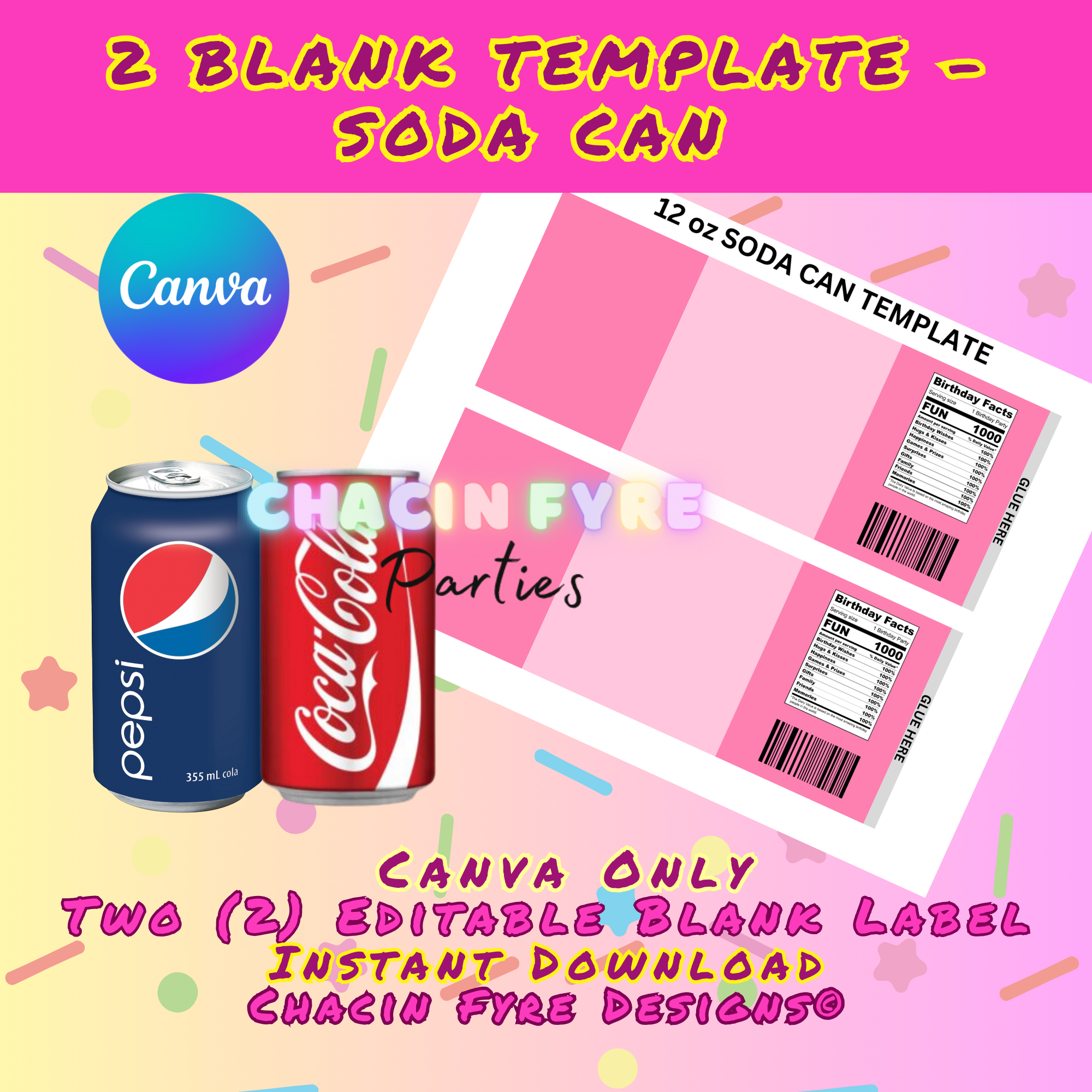 Soda Can Template – Chacin Fyre