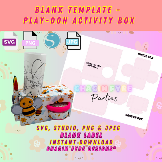 Play-Doh Activity Box Template