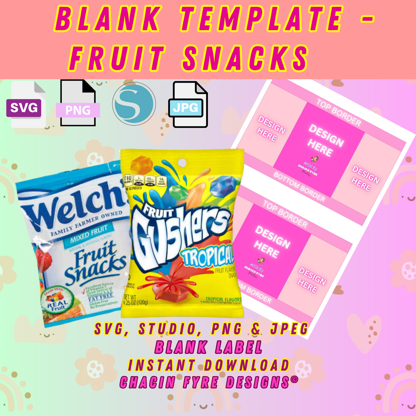 Fruit Snacks Template