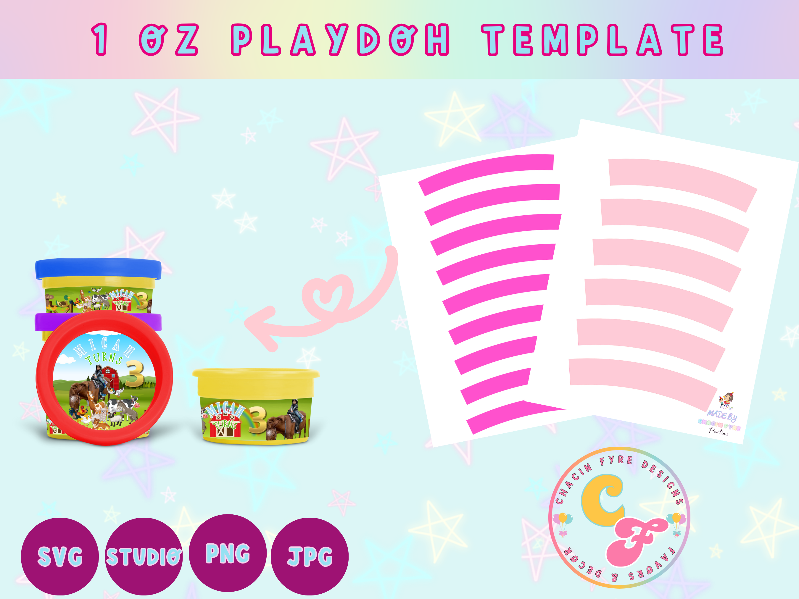 1 oz Play-Doh Template – Chacin Fyre 1 oz Play-Doh Template – Chacin Fyre