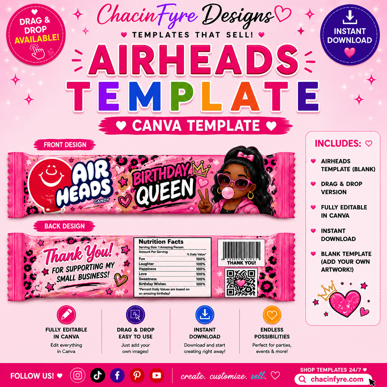 Air Heads Template