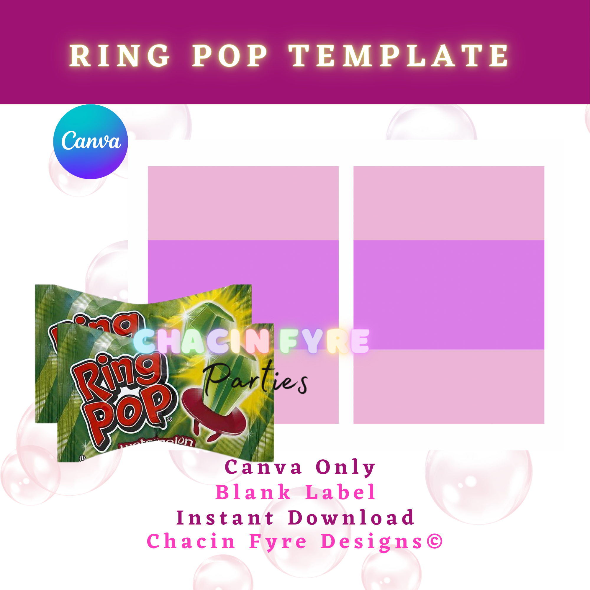 Ring Pop Template Chacin Fyre