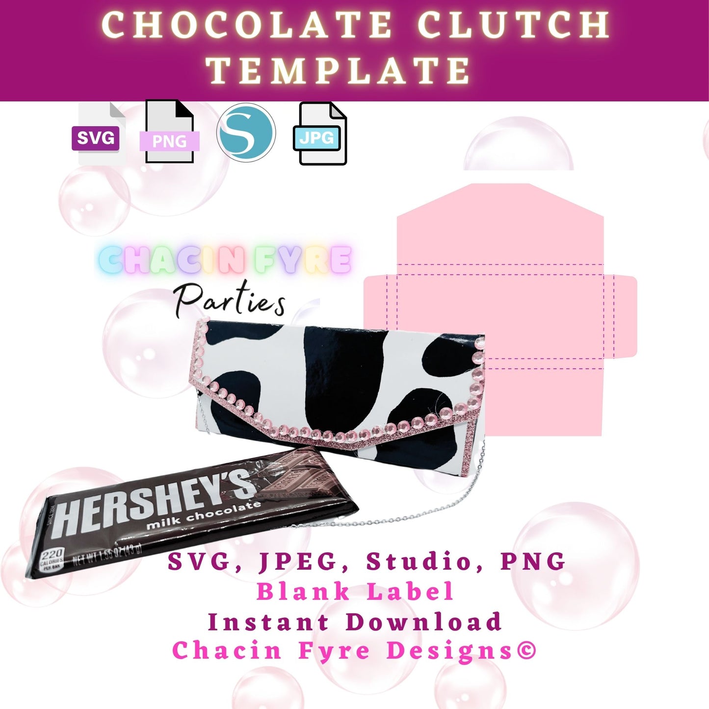 Hershey's Clutch Template