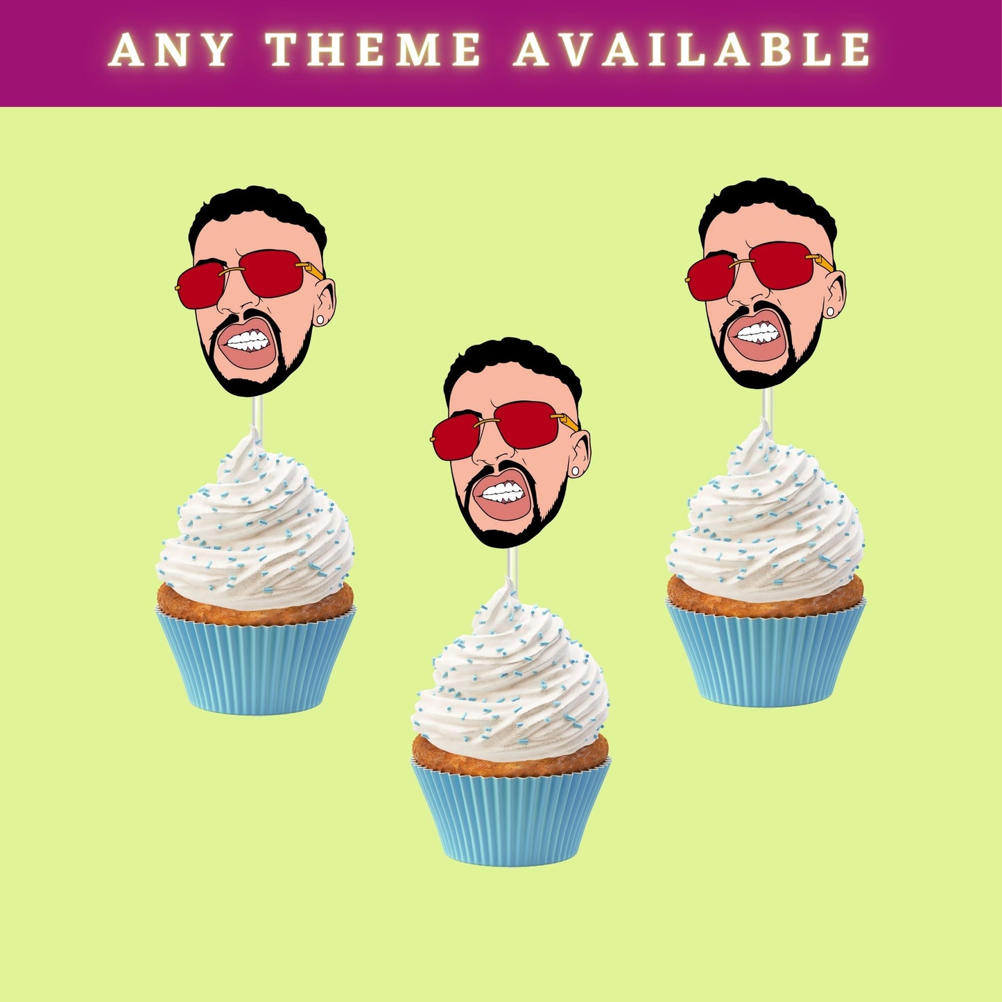 Custom Cupcake Topper