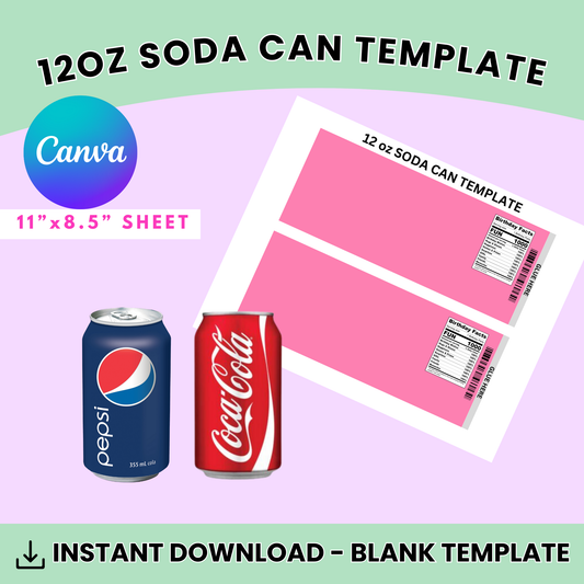 Soda Can Template