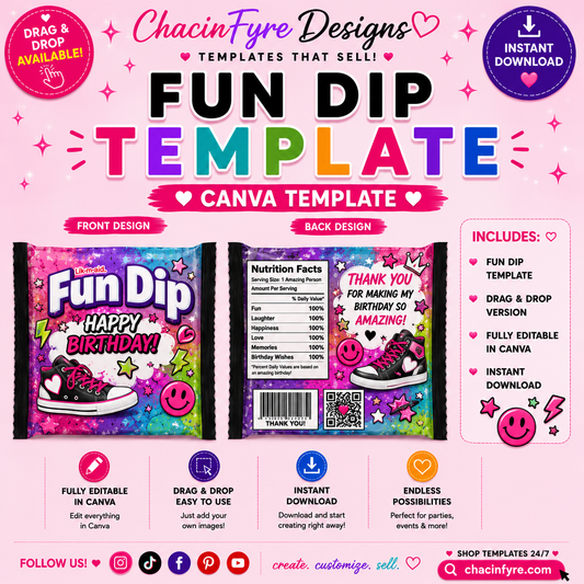 Fun Dip Template