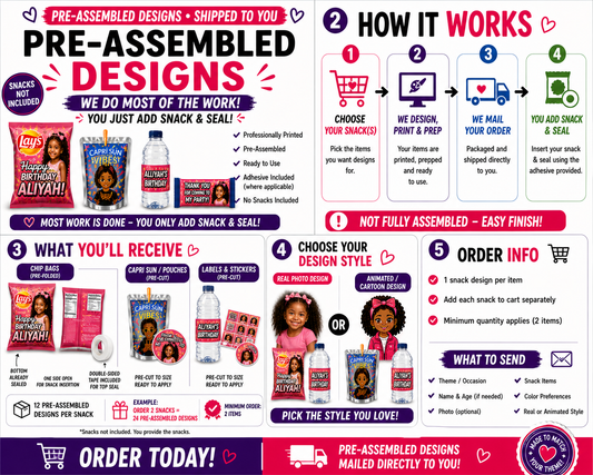 Party Bundles- Pre-Assembled