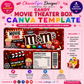 Candy Theater Box Template