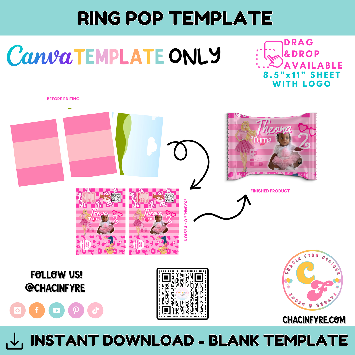 Ring Pop Template