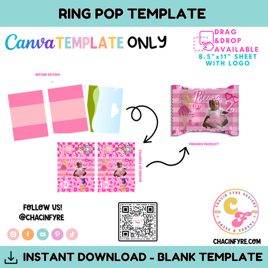 Ring Pop Template