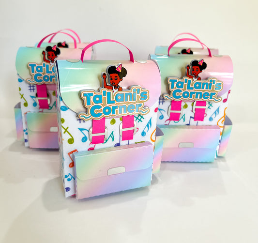 Custom Bagpack Treat Box