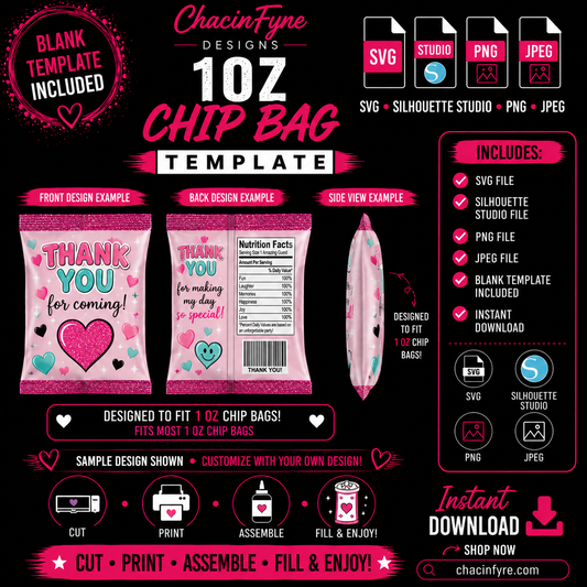 Chip Bag Template