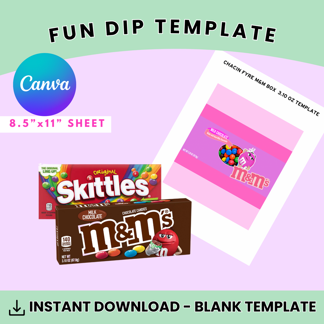 Candy Theater Box Template – Chacin Fyre