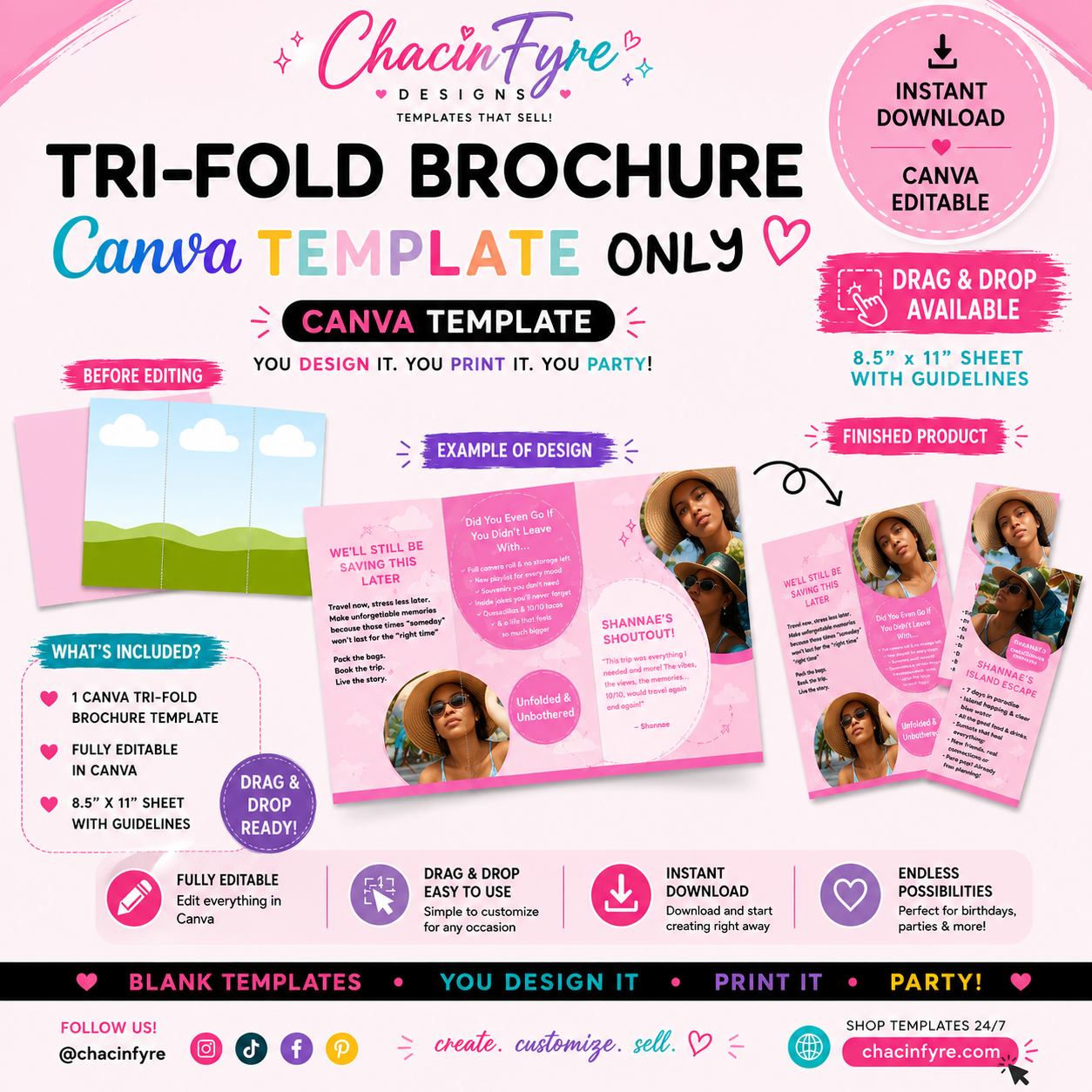 TRI-FOLD BROCHURE TEMPLATE