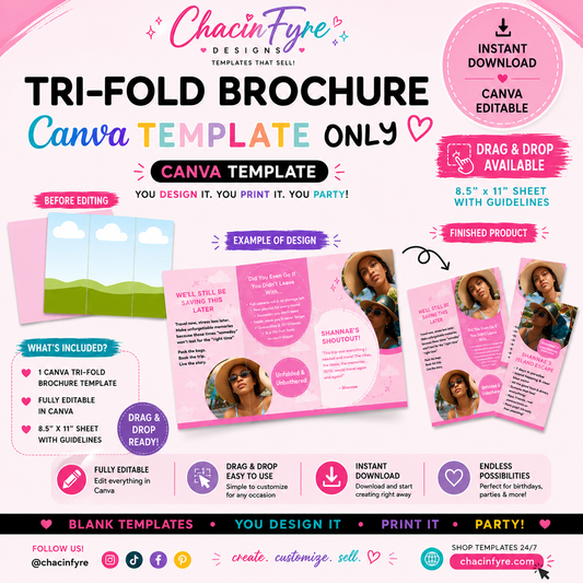 TRI-FOLD BROCHURE TEMPLATE