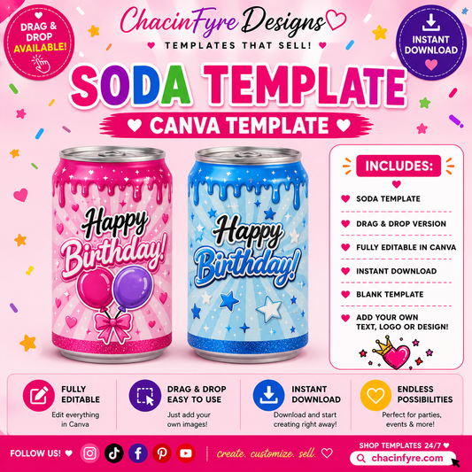 Soda Can Template
