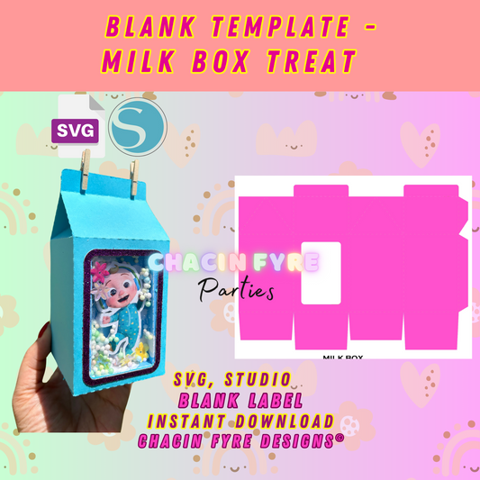 Milk Box Template