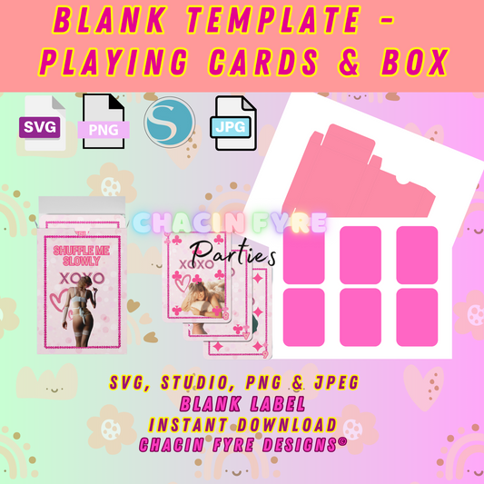 Playing Cards & Box Template