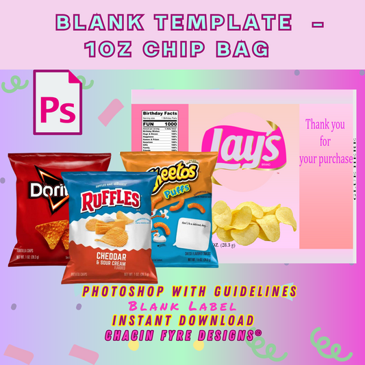 CHIP BAG TEMPLATE