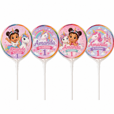 Custom Jumbo Swirl Lollipop