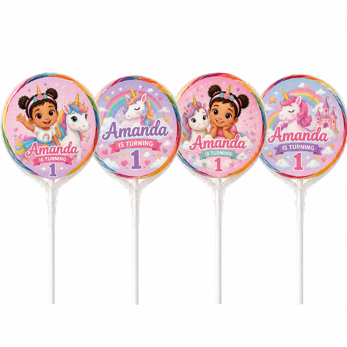 Custom Jumbo Swirl Lollipop