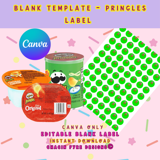 Pringles Labels Template