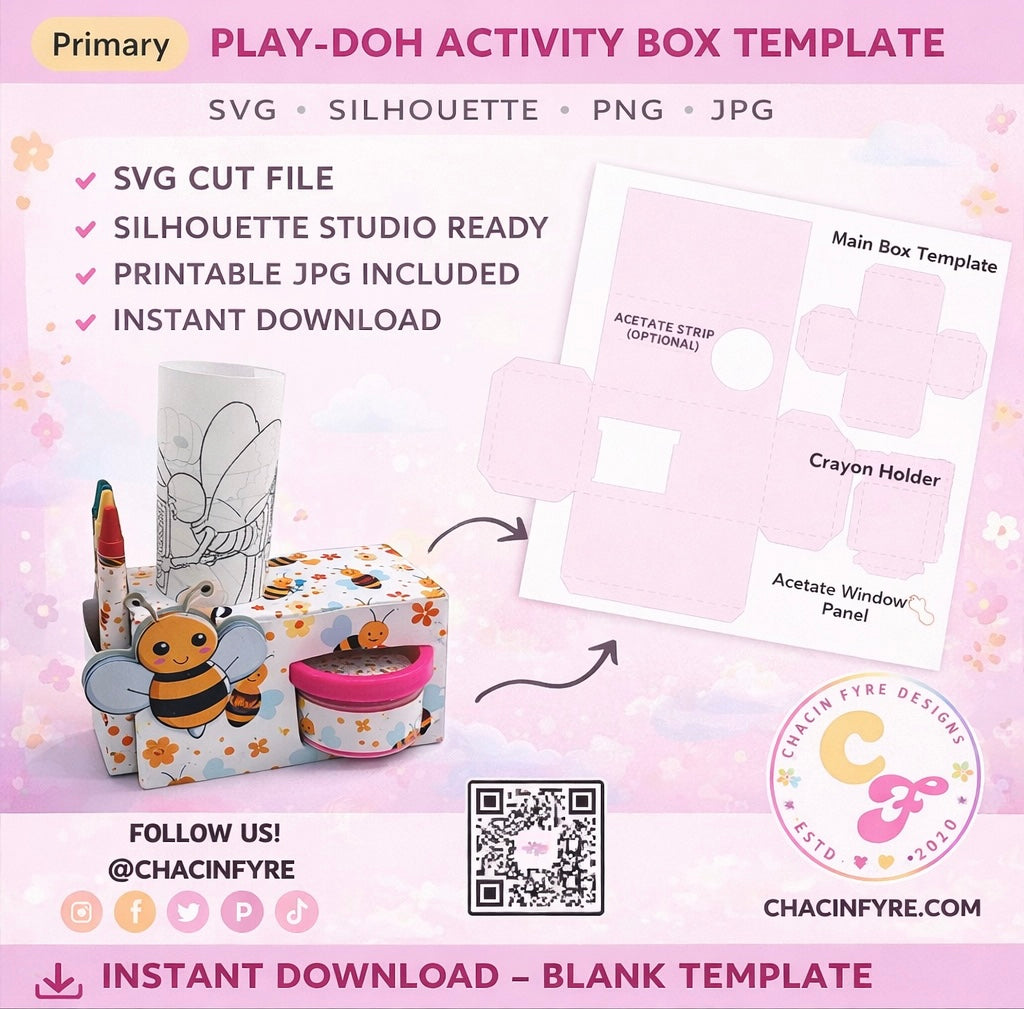 Play-Doh Activity Box Template