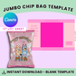 Jumbo Chip Bag Template