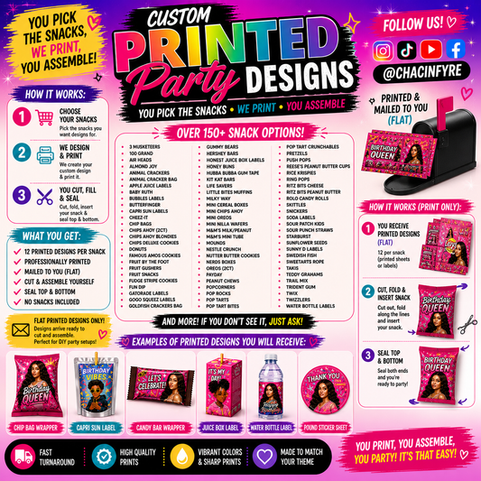 Party Bundles- Print Only