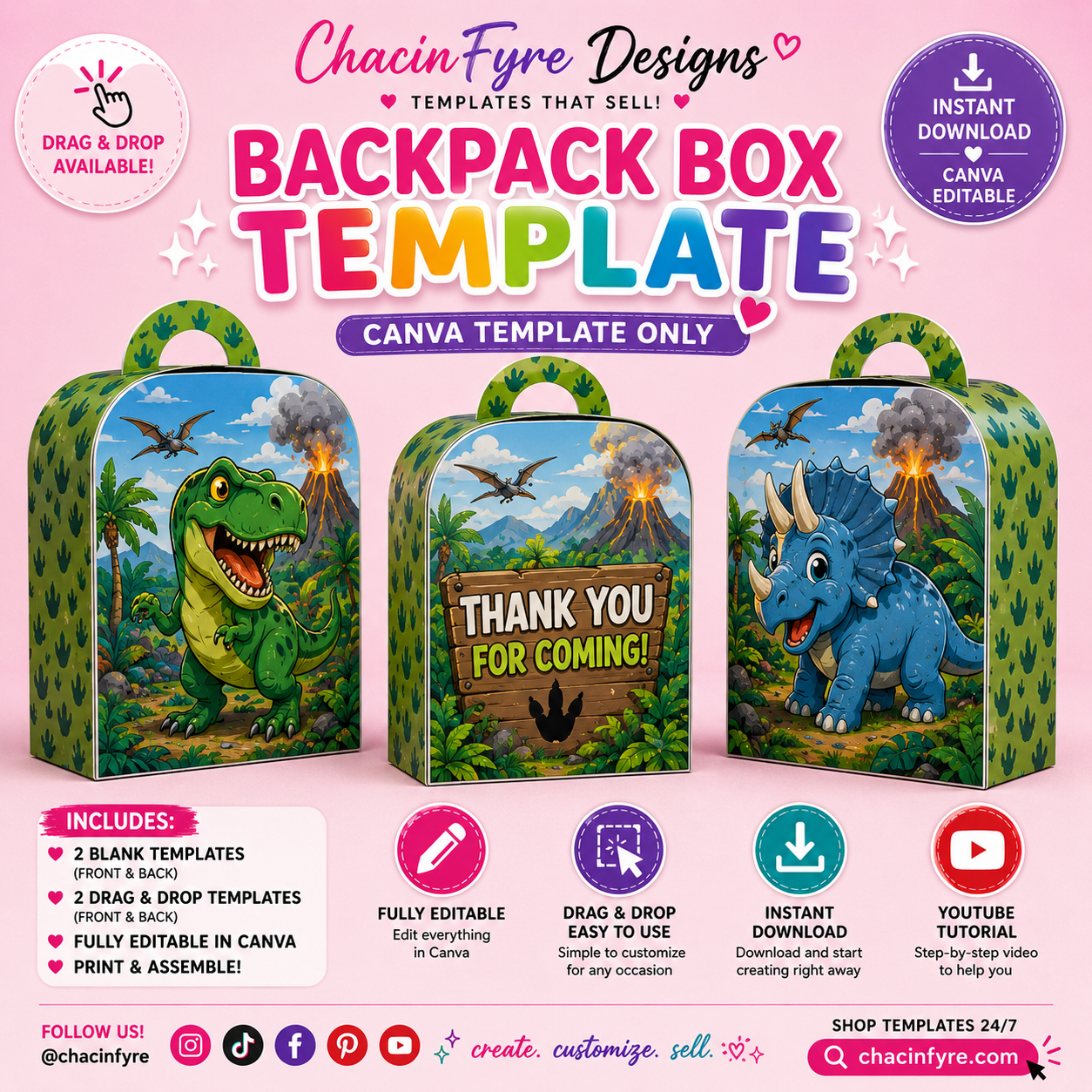 Bagpack Template