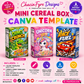 Mini Cereal Box Template