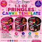 1.3 oz Pringles Template