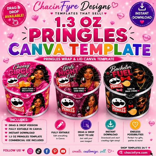 1.3 oz Pringles Template