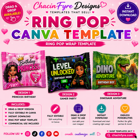 Ring Pop Template