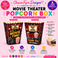 Mini Popcorn Box Template