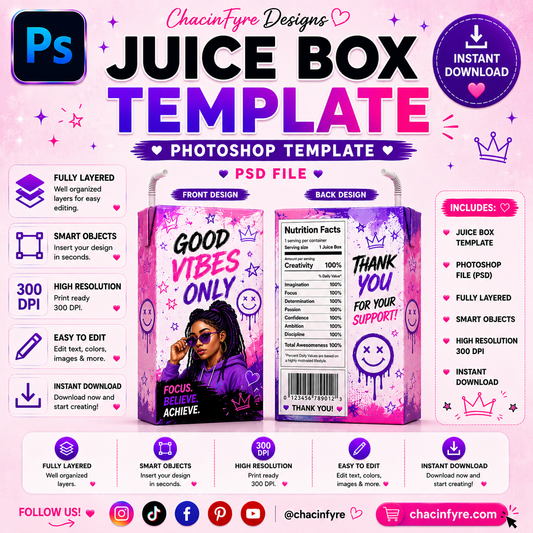 Juice Box Template