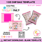 Chip Bag Template