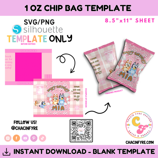 Chip Bag Template